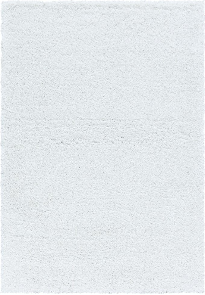 Extra hoogpolig shaggy vloerkleed Fluffy - wit - 80x250 cm