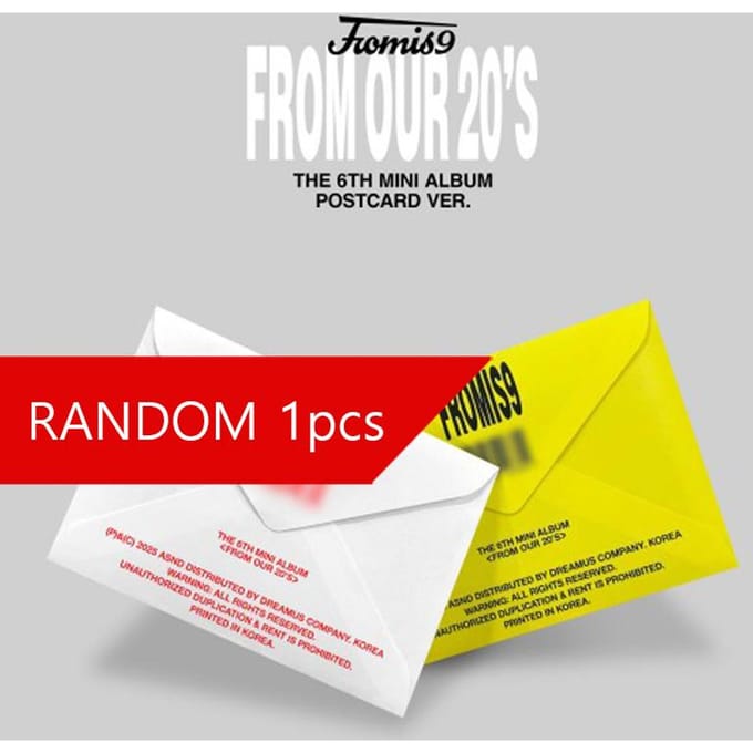 [PRÉCOMMANDE] fromis_9 – Le 6ème Mini Album 'From Our 20’s' [Version Carte Postale] 2 in Set