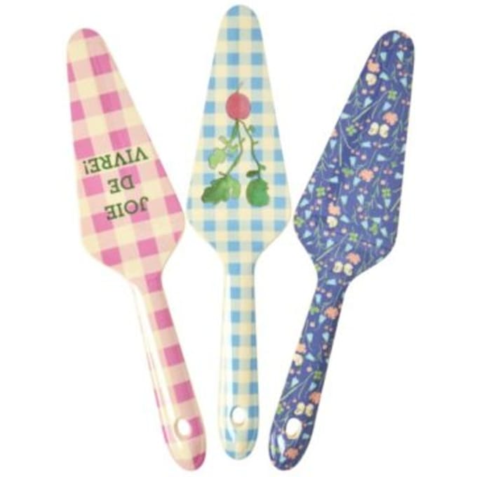 Rice melamine taartschep la joie de vivre assorti