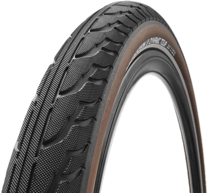 Vredestein btb Dynamic Tour 50-622 zwart/bruin refl