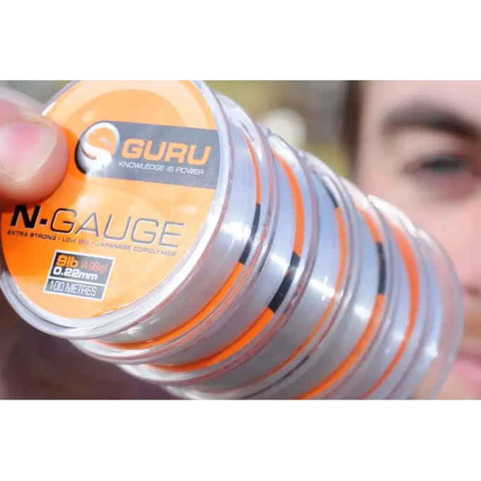 Guru - N-Gauge | Nylon Vislijn | 0.15mm | 100m - Transparant
