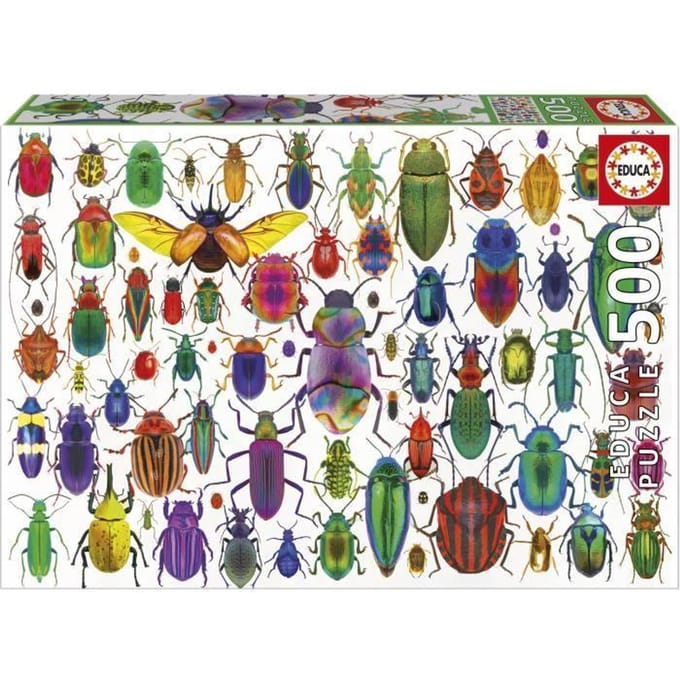 Educa puzzel kevers - 500 stukjes dieren legpuzzel volwassenen.