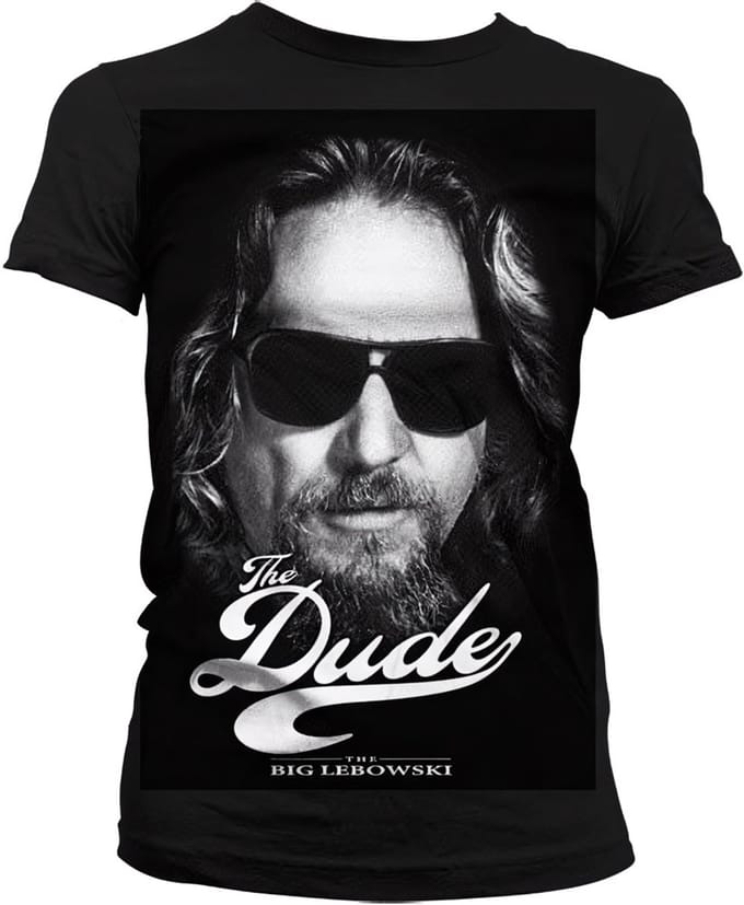 The Big Lebowski Dames Tshirt -M- The Dude II Zwart