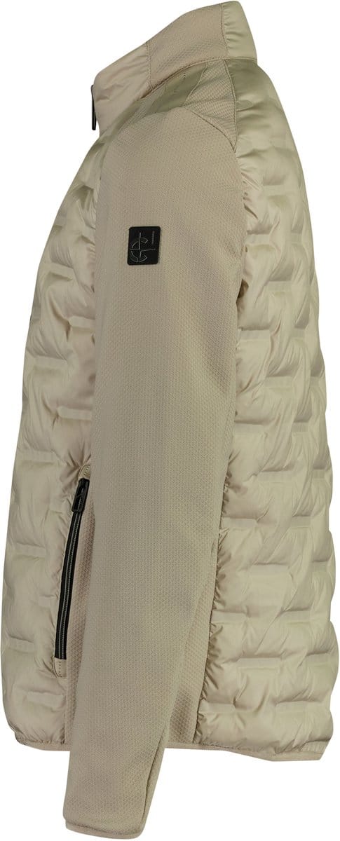 CASA MODA comfort fit tussenjas - beige - zwart