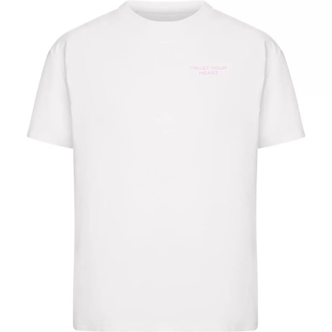 Mister Tee - Trust Your Heart Dames Tshirt - XS - Wit