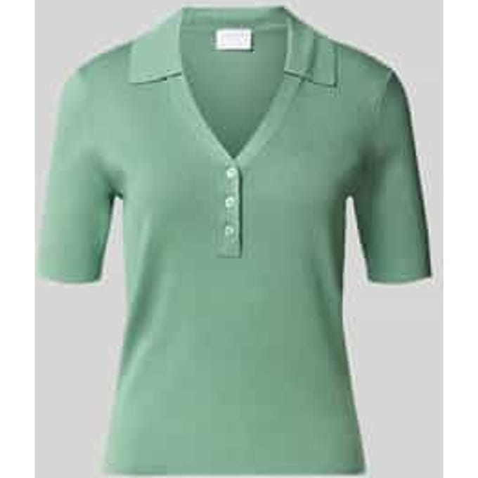 regular fit poloshirt van viscosemix