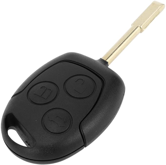 Dailygoods - Key Fob Shell Case voor Ford C-Max 2003-2008 - 3 Knoppen