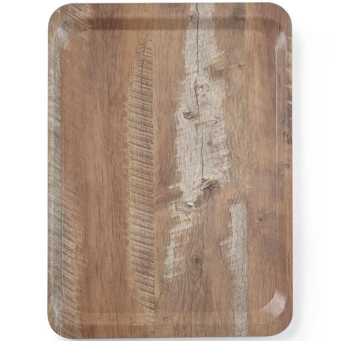 HENDI Dienblad melamine – houtlook – krasbestendig – 330x430 mm