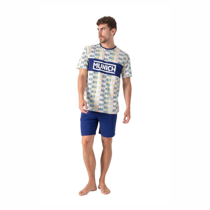 Heren Zomer Korte Pyjama's MU9