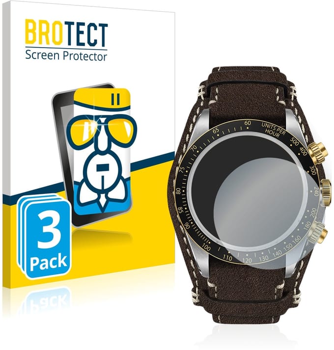 Screenprotector 3 Stuks voor Tudor Black Bay Chrono 41mm Beschermglas transparant