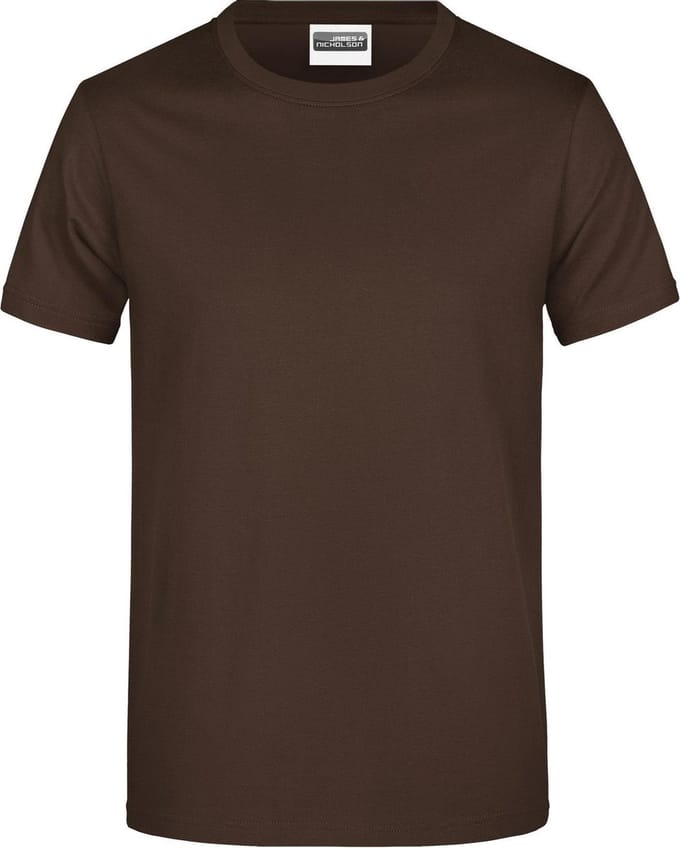 James And Nicholson Heren Ronde Hals Basic T-Shirt (Bruin)