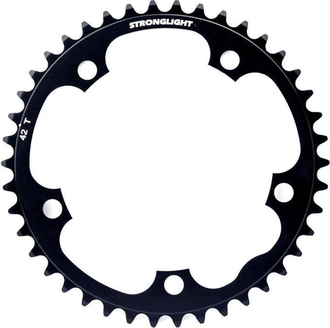 Stronglight kettingblad S Race Dural (steek 130mm) 42T 9/10v zwart