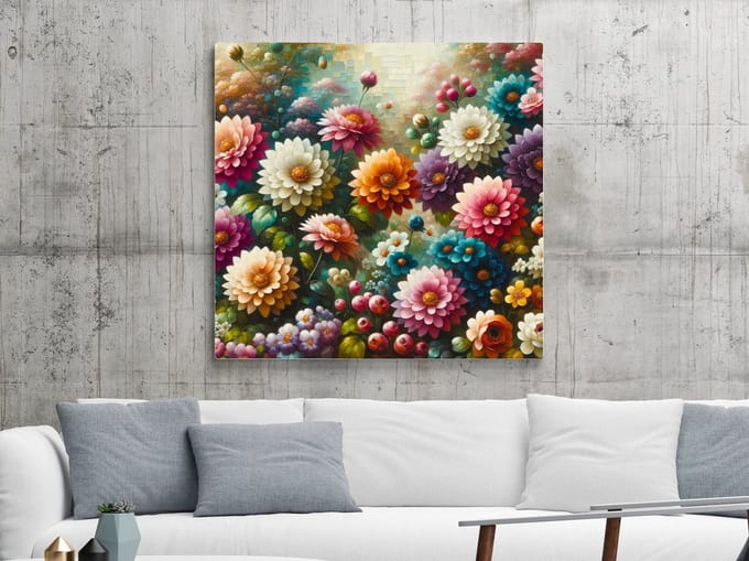 Kunstprint | Wanddecoratie | Dibond | 30 × 30 cm