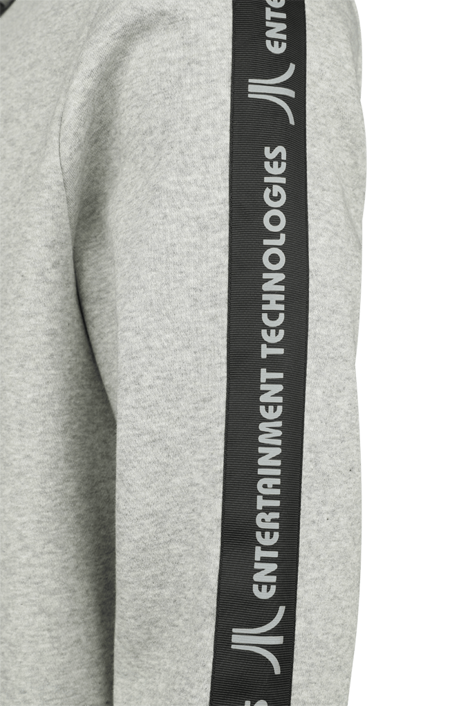 Atari - Gaming Trui met capuchon - Vintage Logo - S tot L - voor Mannen - grijs gemêleerd