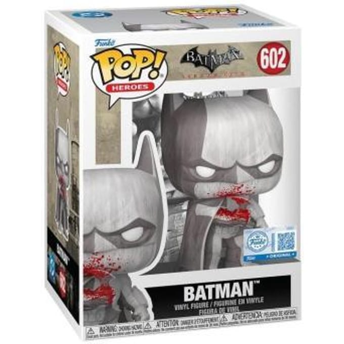 Funko! - Funko POP Vinyl Excl Arkham Batman (WH)(BD)