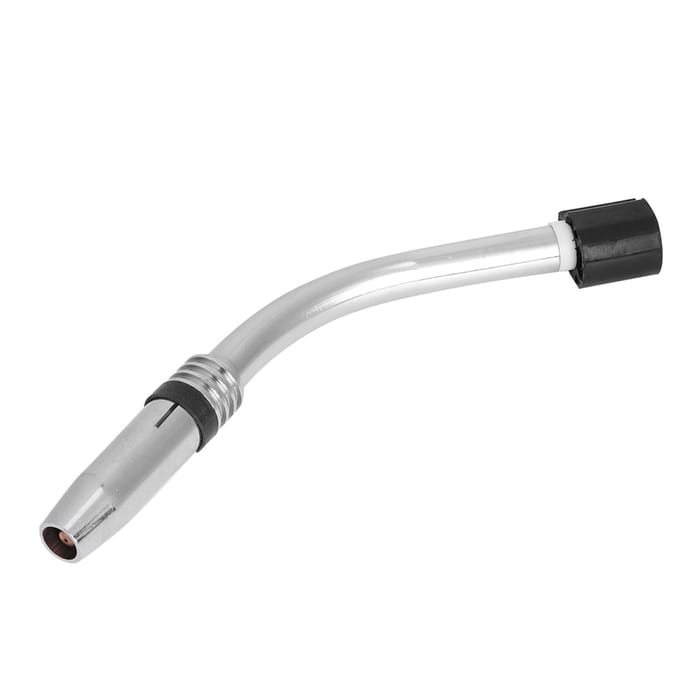 24KD Lasbrander Zwanenhals MIG voor Binzel Abicor Stijl WNozzle 9mm RVS Messing