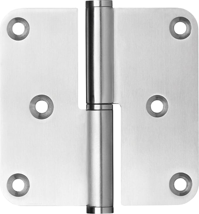Stiftpaumelle Type 302 Rh 89x89mm - Skg*** - RVS - D2