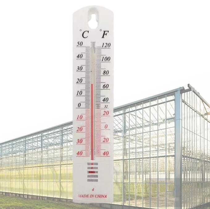 Temperatuurmeter - Weerstation Binnen Buiten - Klimaat Monitoren - Breed Meetbereik - 21.8 x 4.6 cm