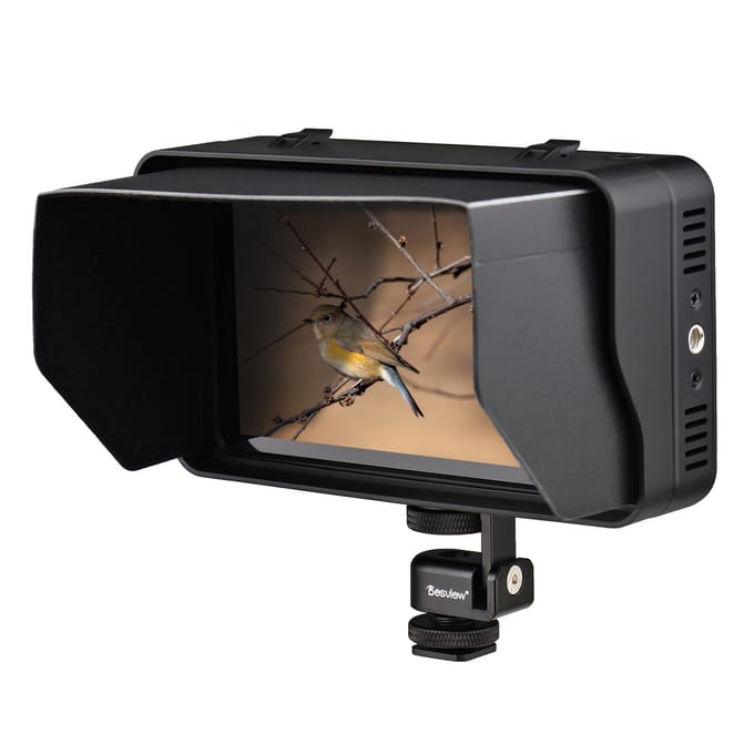 Bestview R5II 5.5 Inch Compacte 4K Camera Veldmonitor Touchscreen HDMI Ingang & Uitgang 800Nits zwart