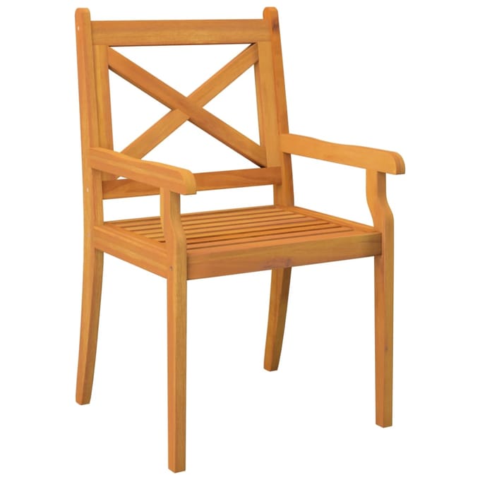 vidaXL - Tuinstoelen - 6 - st - massief - acaciahout