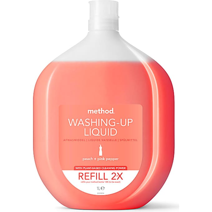 Method Afwasmiddel Peach & Pink Pepper Navulverpakking