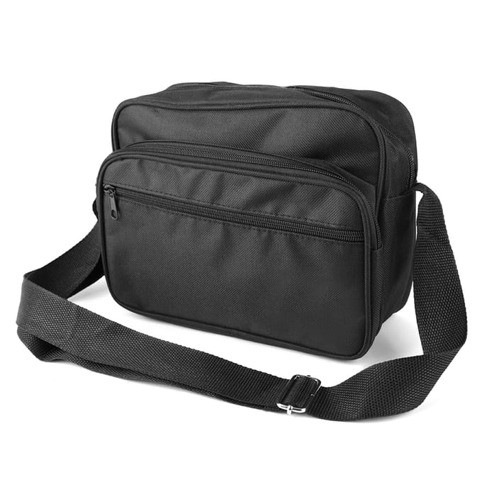 Multifunctionele Polyester Enkele Schouder Gereedschapstas Hardware Etui Houder Opbergkoffer gray