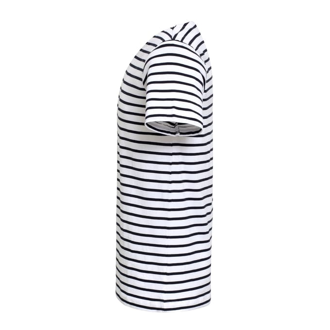 Asquith & Fox Heren Mariniere Kustshirt met korte mouwen (Wit/Zwaar)