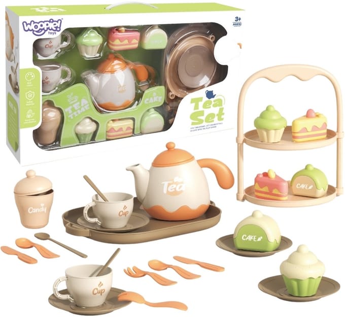 Woopie Thee- en Dessertset 25-delig. - UNI
