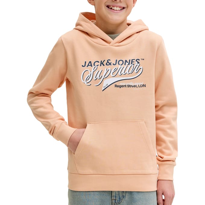Jack & Jones Logo Hoodie Junior - Maat 152