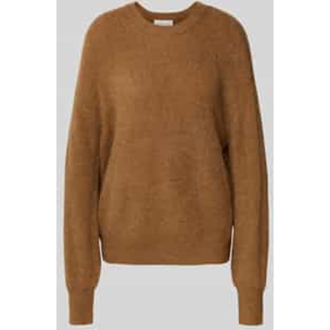 Relaxed fit gebreide pullover met alpaca-aandeel model 'Gustel Hope'