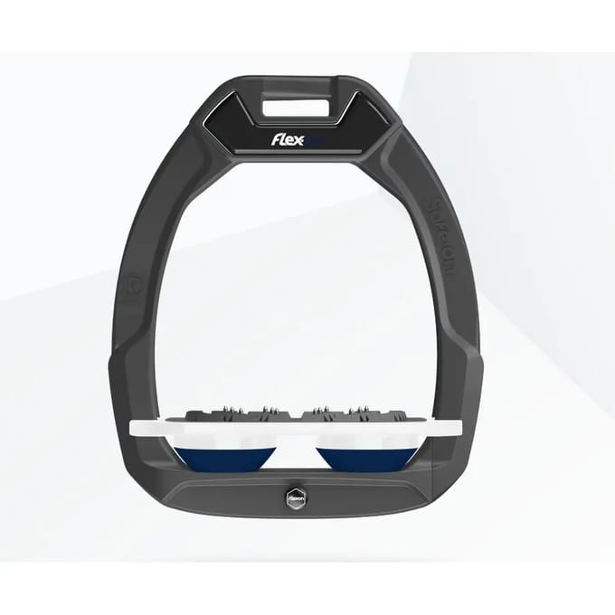 Platte Ultra Grip veiligheidsbeugels Anthraciet/Wit/Marine Flex-On Safe-On