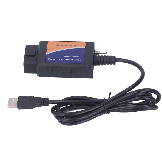 Auto Diagnose Tool voor ELM327 PIC18F25K80 met CD Ondersteunt Alle OBD2 Protocollen Vervanging voor Ford gray