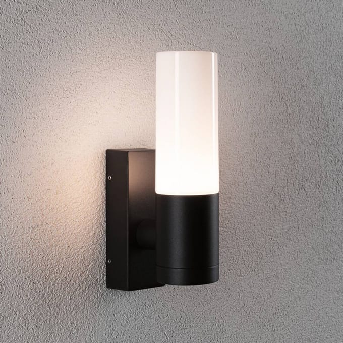 Paulmann Tralia Wandlamp Buiten - IP44 - E27 - max. 10W - 230V - Antraciet - Aluminium