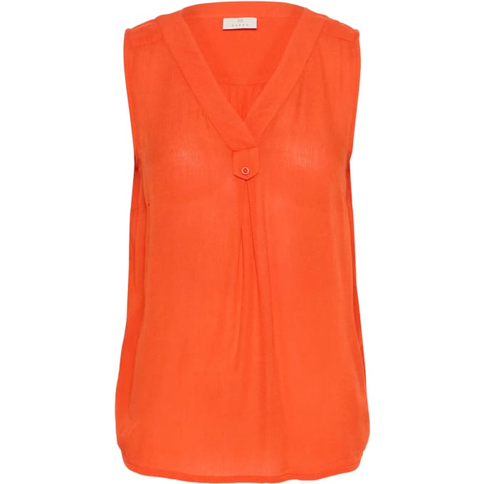 Mouwloze damesblouse KAFFE Ciara Amber