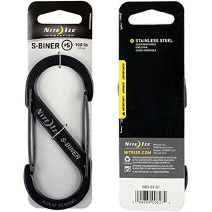 Nite Ize Nite Ize S-biner #5 Karabijnhaak - Black