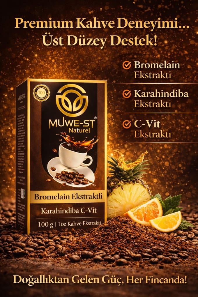 Muwest Café Naturel Bromélaïne Pissenlit Vitamine C 100 Gr 100 GR