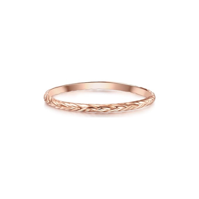 Gems München Dames Dames ring 925 sterling zilver 48 Roségoud 32019736