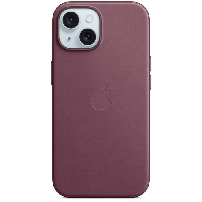 Apple FineWoven Case with MagSafe geschikt voor iPhone 15 - Mulberry
