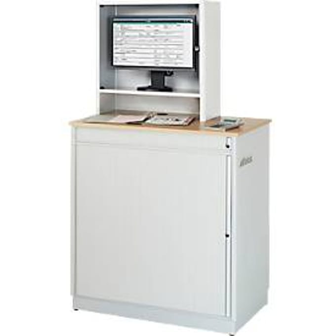 Computerstation type 6018, B 1030 x D 660 x H 1810 mm, stationair