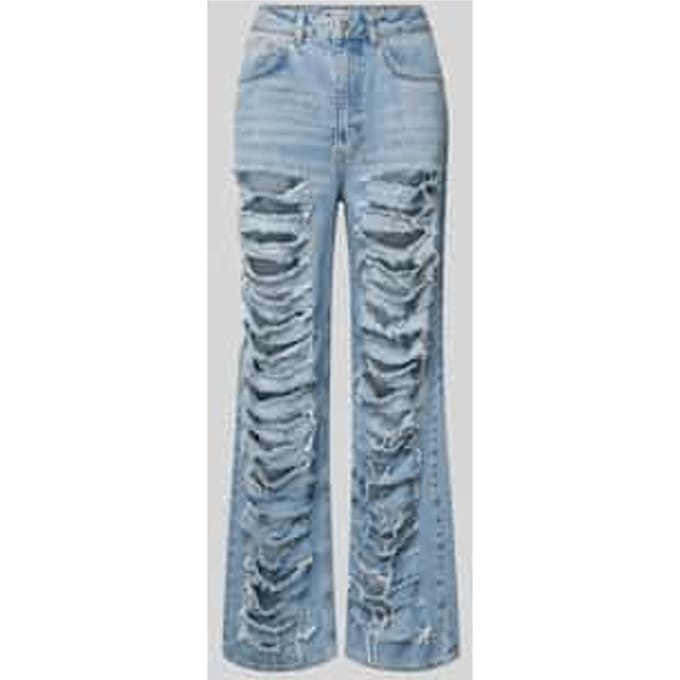 Baggy fit jeans van puur katoen