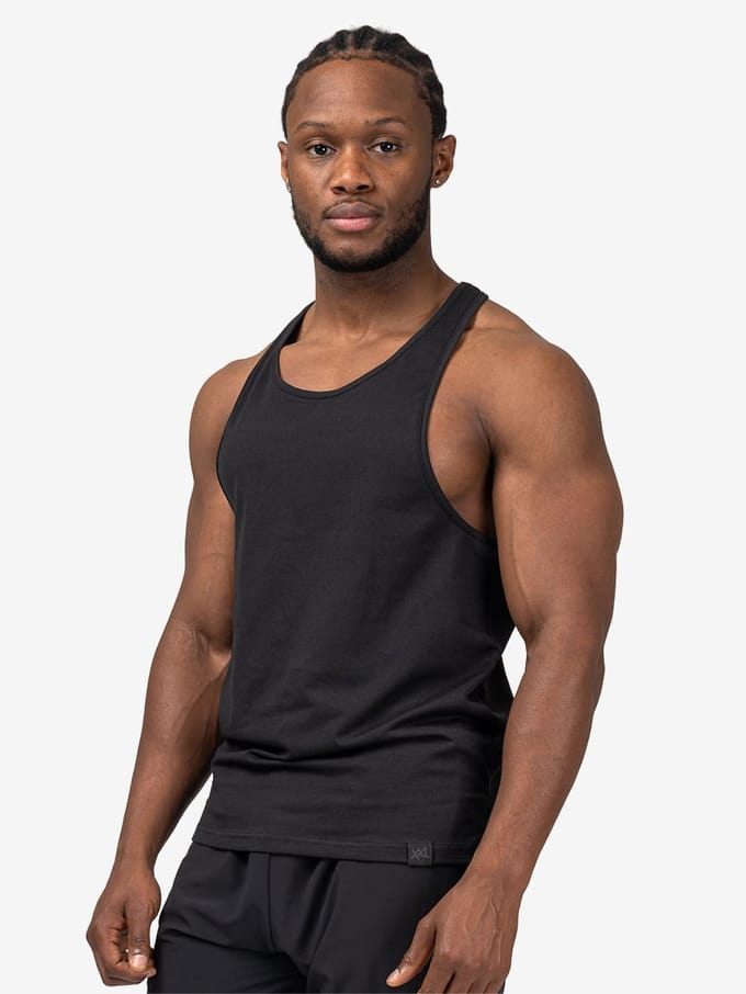 XXL Sportswear Performance Tank Top - Black Zwart M