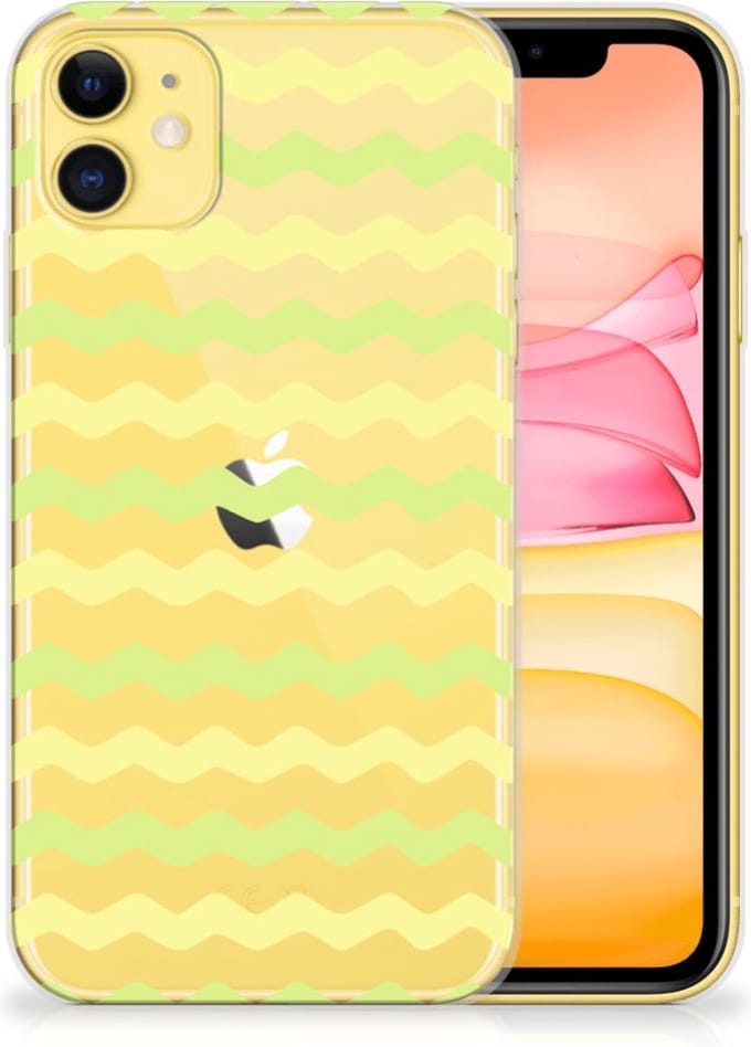Apple iPhone 11 TPU bumper Waves Yellow