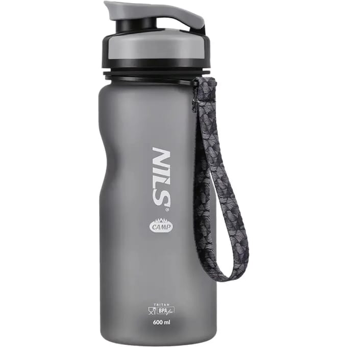 Nils CAMP NC1740 Serie - Tritan Waterfles - 600ml - Ergonomisch Ontwerp - BPA-vrij