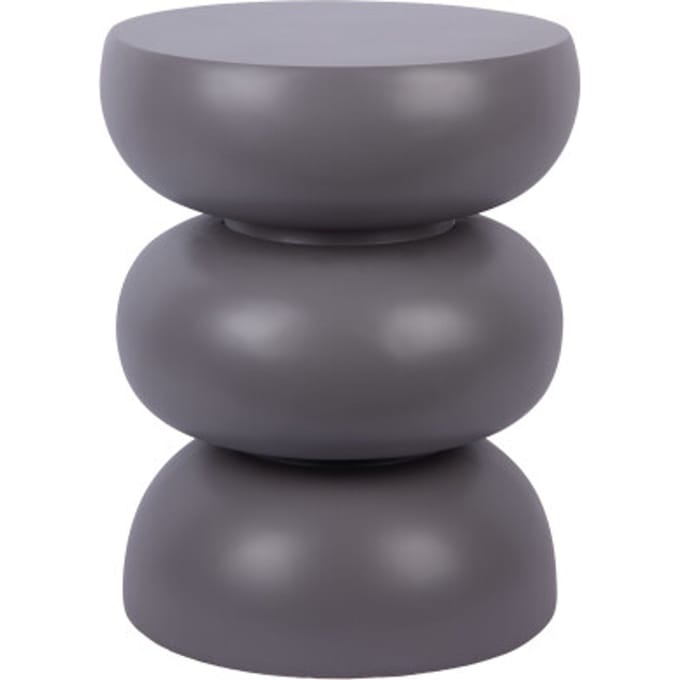 Leitmotiv - Kruk Curva - Grijs - 35,5x35,5x44 cm
