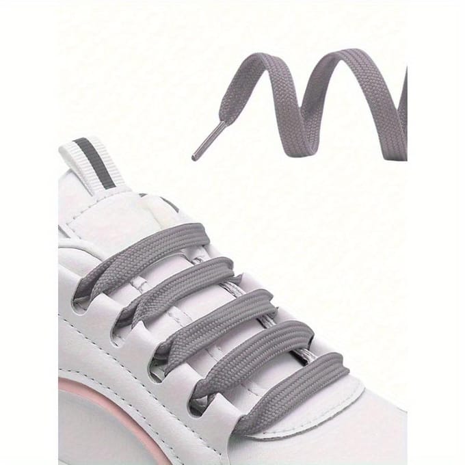 1 paire de lacets solides pour la décoration de baskets 1 pair noir