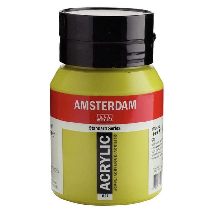 Amsterdam Standard Acrylverf 500ml 621 Olijfgroen Licht