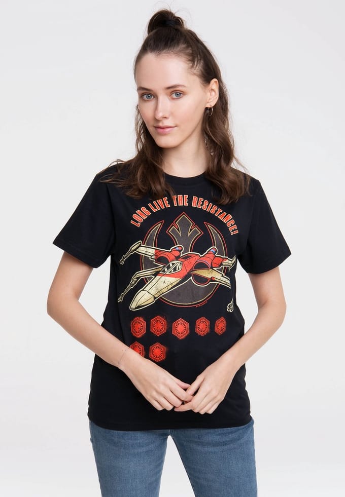 Logoshirt T-Shirt Star Wars - Long Live The Resistance