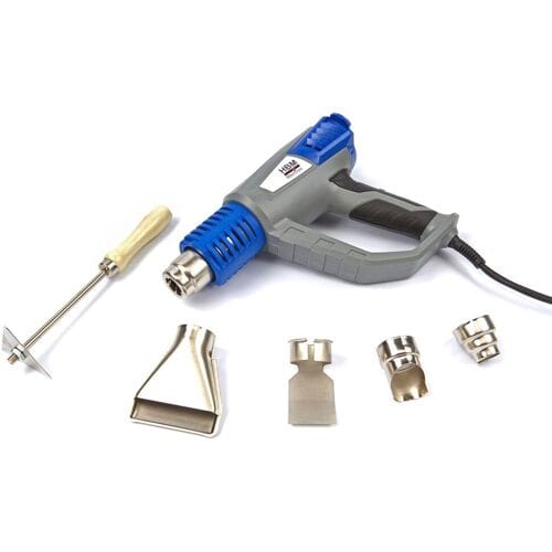 HBM Verstelbaar Heteluchtpistool Deluxe 2000 Watt Incl 6 accessoires