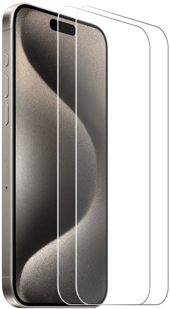 ENKAY Screen Protector - Geschikt voor iPhone Air Screen Protector - ENKAY 9H Tempered Glass Duo-Pack - Transparant