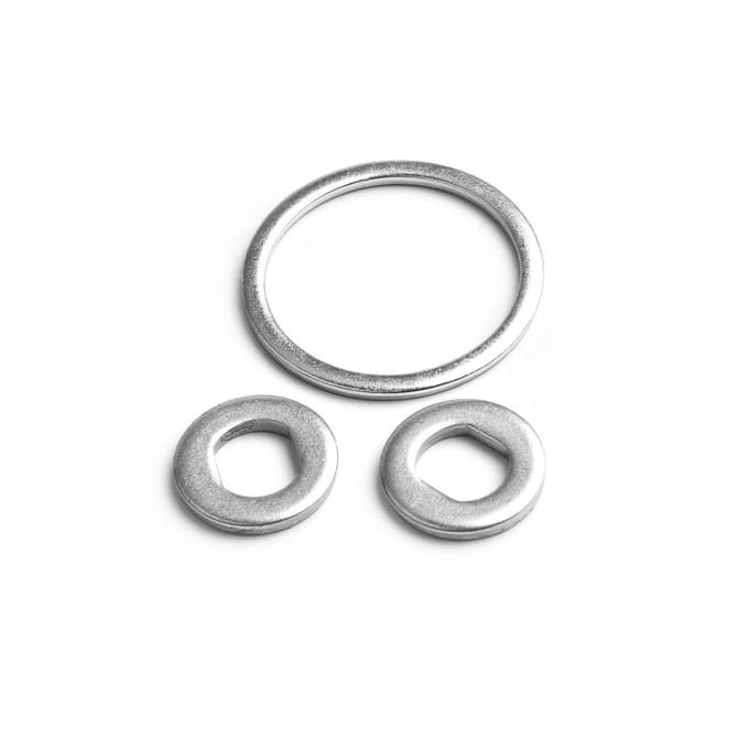 E-bike Naafmotor As Onderdelen Kit met Borgmoer en Ring voor M12/M14 M14 gray
